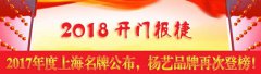 开门报捷！2017年度上海名牌颁布，杨艺再次登榜