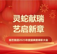 灵蛇献瑞 艺启新章 | 杨艺集团2025年度盛典暨赞美大会